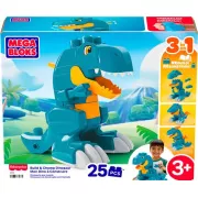 Mega Bloks Mon dino 3 en 1 à construire - Jeu de construction