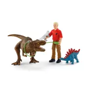 SCHLEICH Attaque Tyrannosaure Rex - figurine