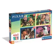 Clementoni Pixar - Puzzle 4 en 1 72 pièces