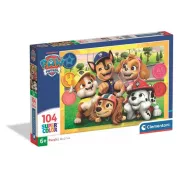 Clementoni Paw Patrol Patepatrouille - Puzzle 104 pièces