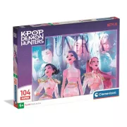 Clementoni Super K-Pop Demon Hunters - Puzzle 104 pièces