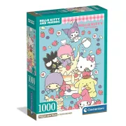 Clementoni Hello Kitty 50 x 70 cm - Puzzle compact 1000 pièces