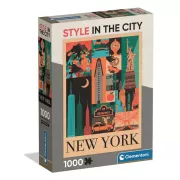 Clementoni Style in the City New York - Puzzle compact 1000 pièces