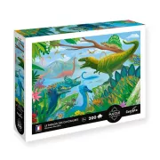 SentoSphère Le Paradis des Dinosaures - Puzzle 200 pièces