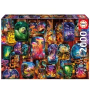 Educa Rêves en Bocal - Puzzle 2000 pièces