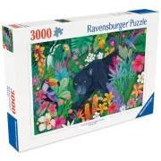 Ravensburger Panthère dans jungle - Puzzle 3000 pièces