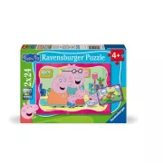 Ravensburger Peppa Pig Nouvelles aventures - Puzzles 2 x 24 pièces