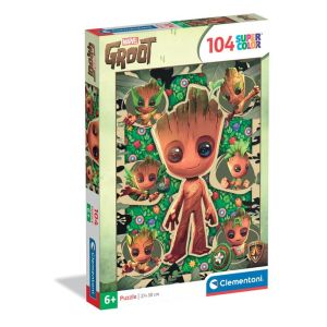 Image : Clementoni Marvel Groot - Puzzle 104 pièces