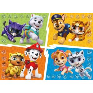 Image : Nathan Rencontre avec les Supers chats Pat'Patrouille 60 pièces - Puzzle