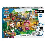 Nathan Au coeur de la jungle / Pat'Patrouille - puzzle 45 pieces