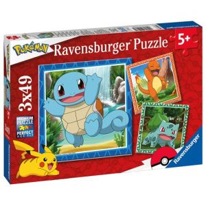Image : Ravensburger Salamèche Pokémon - Puzzle enfant 3x49 pièces