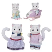 Sylvanian Families La famille Panthère des neiges - Figurines