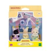 Sylvian Families Le trio des bébés pyjama party - 3 Figurines