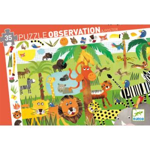 Image : Djeco Jungle 35 pièces - Puzzle