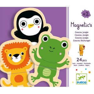 Image : Djeco Coucou Jungle 24 pièces - Puzzle enfant