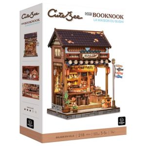 Image : Blackrock Games BookNook La maison du sushi - Puzzle 3D 218 pièces