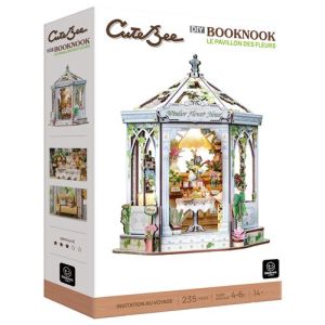 Image : Blackrock Games Booknook Le pavillon des fleurs - Puzzle 3D 235 pièces