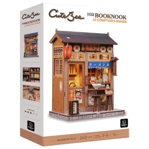 Image : Blackrock Games Booknook Le Comptoir à Ramen - Puzzle 3D 240 pièces