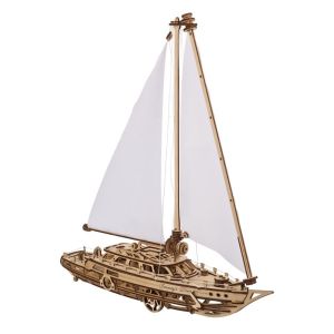 Image : Ugears Bateau à voile Serenity's Dream Bois 365 pièces - Puzzle 3D