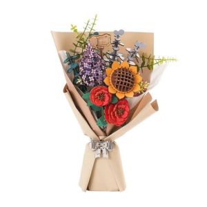 Image : Rowood Bouquet de fleur - Puzzle 3D en bois