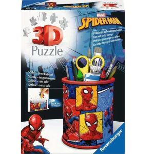 Image : Ravensburger Marvel Ultimate Spider-Man - Puzzle 3D Pot à Crayon 54 pcs