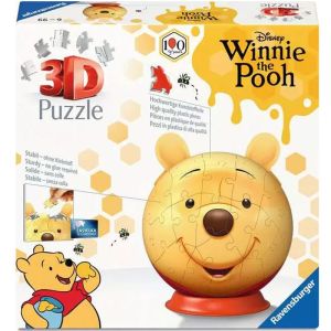 Image : Ravensburger Puzzle 3D Ball Nightlight 72 pcs Disney Winnie l'ourson