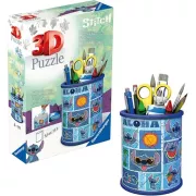 Ravensburger - Puzzle 3D 57 pcs Pot à crayons Disney Stitch