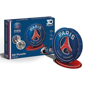 Image : MEGABLEU Puzzle 3D 19 pcs Écusson PSG
