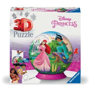 Image : RAVENSBURGER Puzzle 3D Ball 72 pièces Disney Princesses