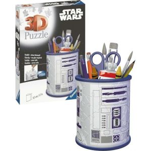 Image : RAVENSBURGER Puzzle 3D Pot à crayons Star Wars - 54 pcs