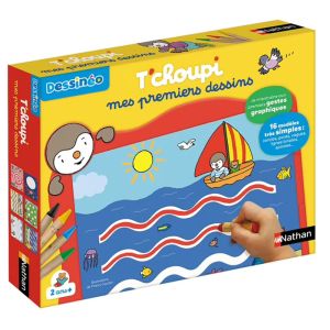 Image : Nathan Dessinéo premiers dessins T'choupi