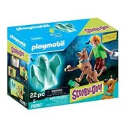 Playmobil - SCOOBY-DOO! Scooby & Sammy avec fantôme - 70287