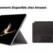Microsoft Surface Go 8Go 128Go + Type Cover Noire + Stylet Surface Platine