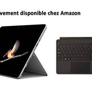 Image : Microsoft Surface Go 8Go 128Go + Type Cover Noire + Stylet Surface Platine