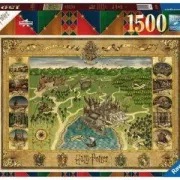 Puzzle 1500 pièces Ravensburger Harry Potter La carte de Poudlard