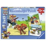 Puzzles 3 x 49 pieces Ravensburger L’equipe des 4 pattes Pat Patrouille 92390