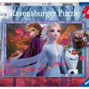 Puzzles 2 x 24 pieces Ravensburger Vers des contrees glacees Disney Frozen La Reine des Neiges 2