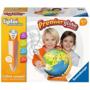 Image : tiptoi - Coffret complet lecteur interactif + Mon 1er Globe interactif RAVENSBURGER