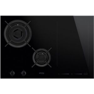 Image : Table mixte induction gaz Smeg PM6721WLDX