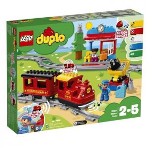 Image : LEGO DUPLO Ma Ville 10874 Le train a vapeur