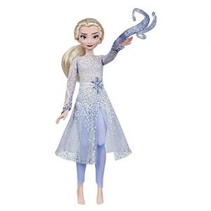 Image : Disney Poupée Princesse Disney electronique Elsa Decouverte Magique 27 cm