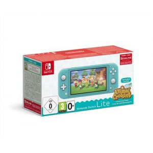 Image : Pack Console Nintendo Switch Lite Turquoise + Animal Crossing : New Horizon + 3 mois d’abonnement Nintendo Switch Online