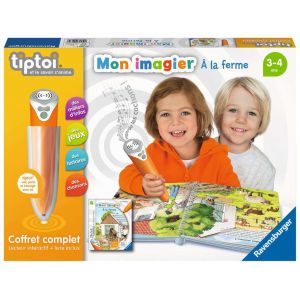 Image : tiptoi  - Coffret complet lecteur interactif + Livre Imagier A la ferme RAVENSBURGER
