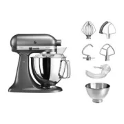 Robot patissier Kitchenaid ARTISAN GRIS ETAIN 4 8L- 5KSM175PSEMS