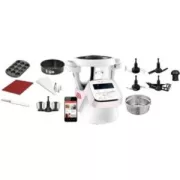 Robot cuiseur Moulinex connect I-Companion XL Rose HF90E700