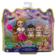 Mini-poupee Enchantimals Brystal Lapin et Lapereaux