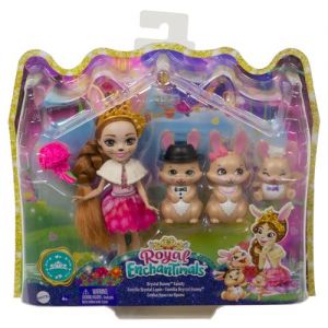 Image : Mini-poupee Enchantimals Brystal Lapin et Lapereaux