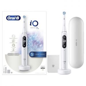 Image : Oral-B Brosse a dents electrique connectee iO 7w - Blanc