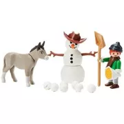 Playmobil - la Meche et Monsieur Carotte en Hiver - 70398