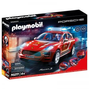 Image : Playmobil Porsche - Macan s et pompier - 70277